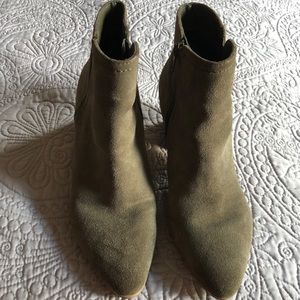 Aldo Booties Olive Green